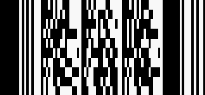 A 2D bar code.