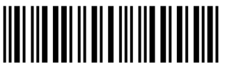 A 1D bar code.